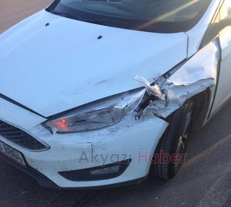 Akyazı Gişelerde Trafik Kazası