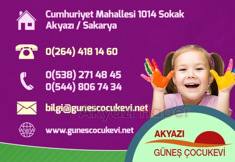AKYAZI GÜNEŞ ÇOCUK EVİNDE ÖĞRENCİ KAYITLARI BAŞLADI