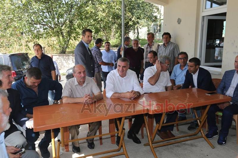 Akyazı Güzlek’te altyapı tamam sıra asfaltta