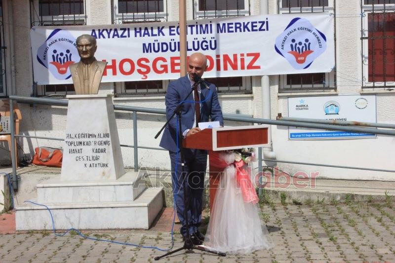 Akyazı Halk Eğitim Merkezi Yıl Sonu Sergisi Açıldı