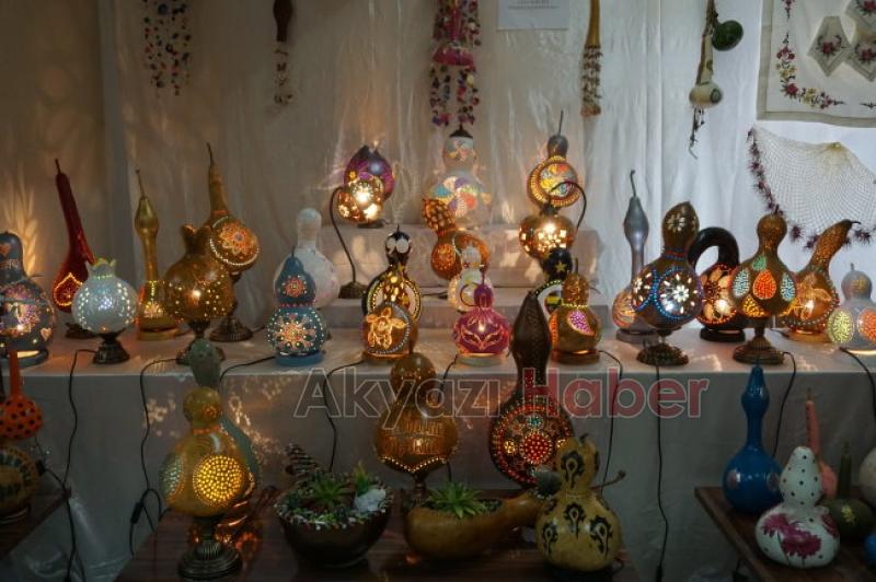 Akyazı Halk Eğitim Müdürlüğünde yıl sonu sergisi yapıldı