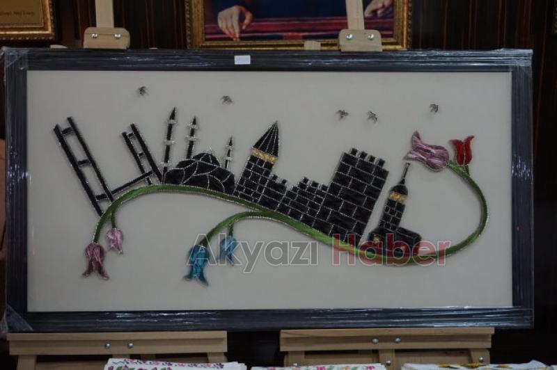 Akyazı Halk Eğitim Müdürlüğünde yıl sonu sergisi yapıldı