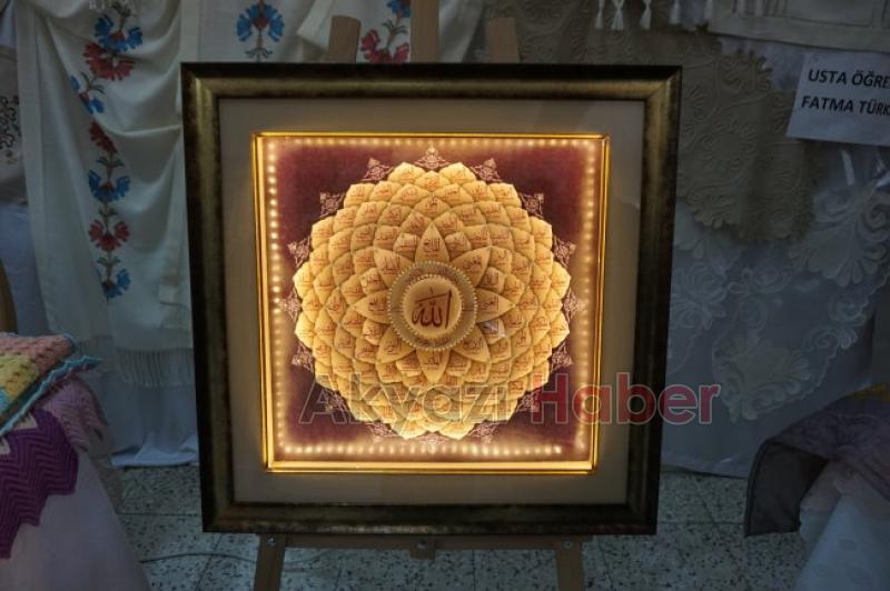 Akyazı Halk Eğitim Müdürlüğünde yıl sonu sergisi yapıldı