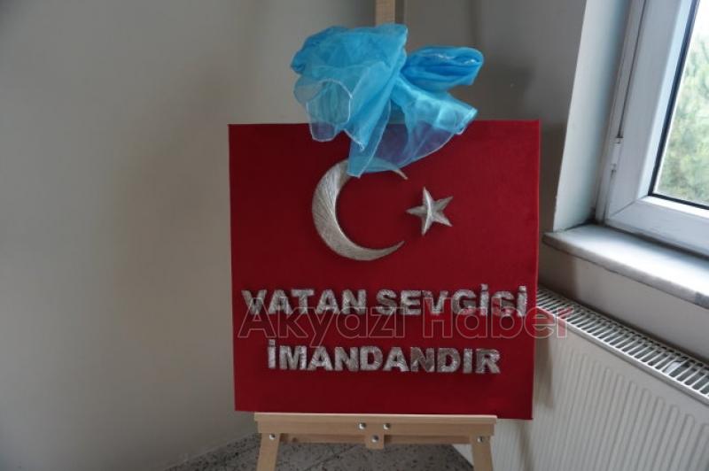 Akyazı Halk Eğitim Müdürlüğünde yıl sonu sergisi yapıldı