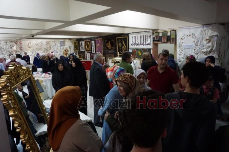 Akyazı Halk Eğitim Müdürlüğünde yıl sonu sergisi yapıldı