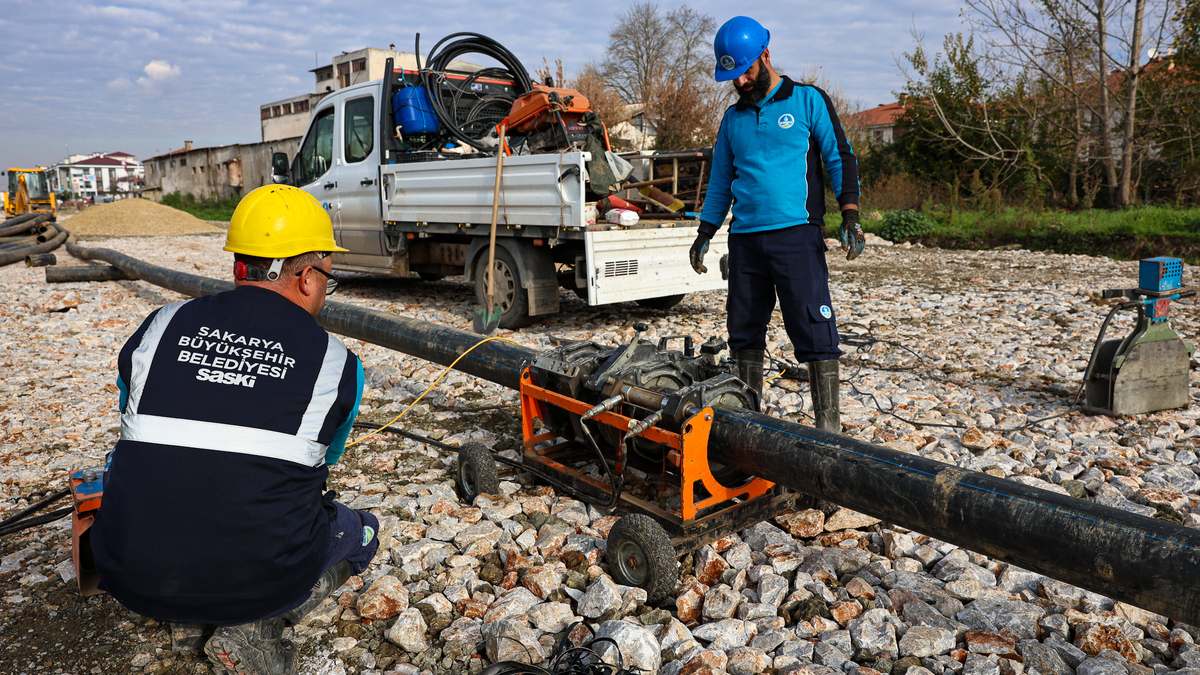 Akyazı, Hendek ve Sapanca'ya 108 kilometrelik içme suyu hattı