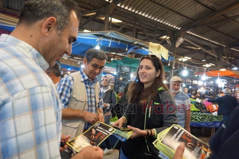 Akyazı İlçe Emniyet Müdürlüğü Ekiplerinden Silahlı Sevince Hayır Etkinliği