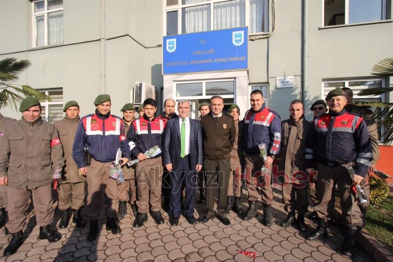 Akyazı İlçe Jandarma Komutanlığına Taziye Ziyareti