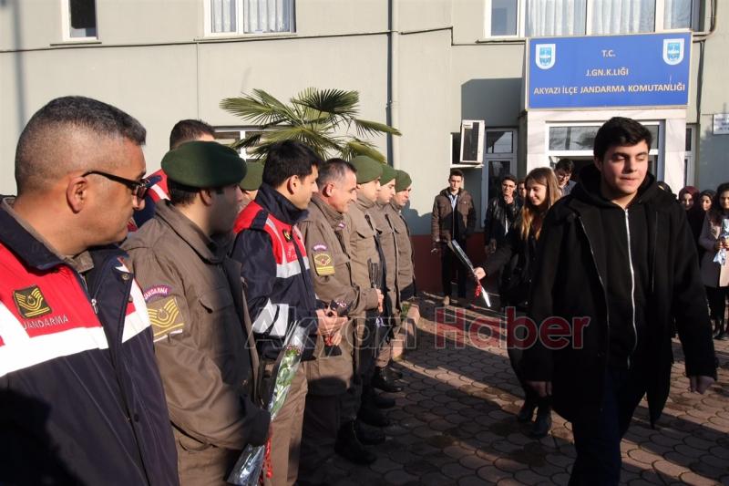 Akyazı İlçe Jandarma Komutanlığına Taziye Ziyareti