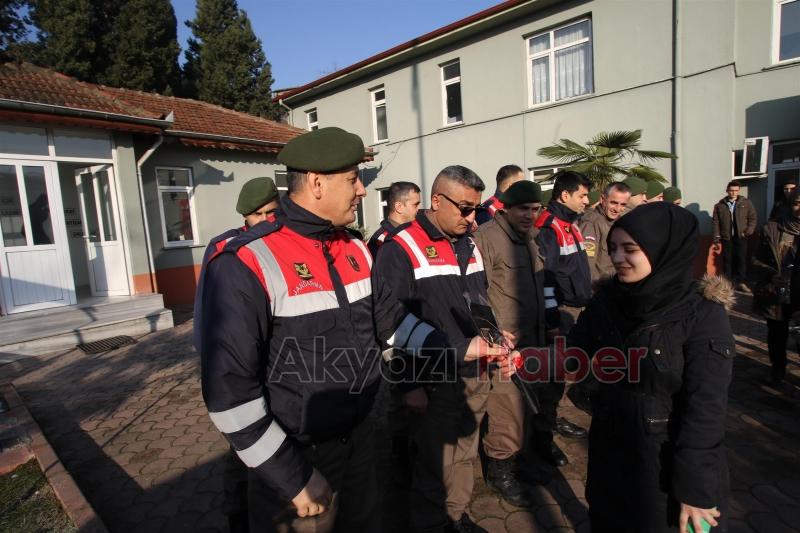 Akyazı İlçe Jandarma Komutanlığına Taziye Ziyareti
