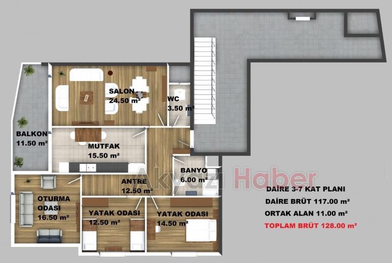 Cadde Üzerinde Satılık Daire ve İş Yerleri 