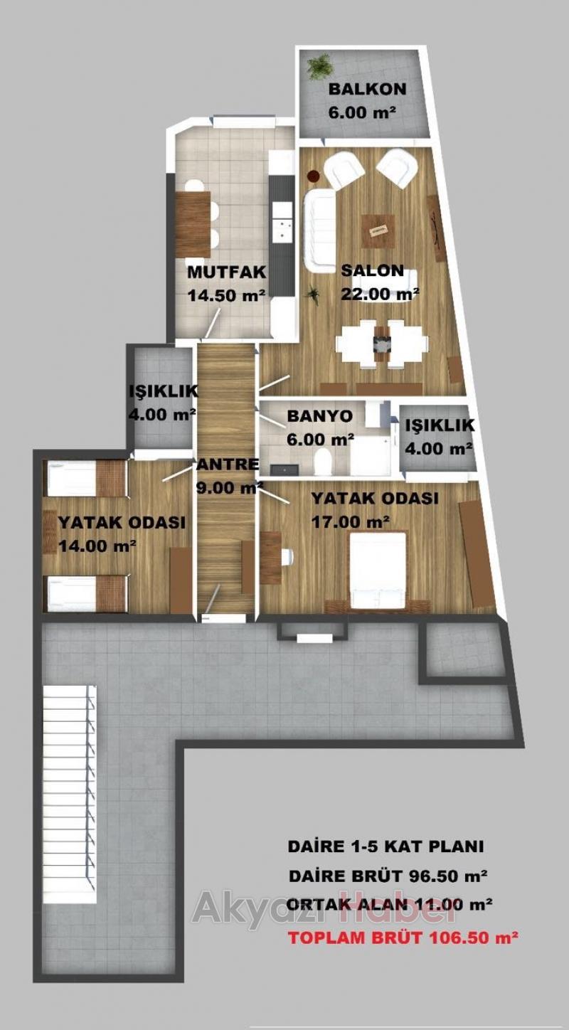 Cadde Üzerinde Satılık Daire ve İş Yerleri 