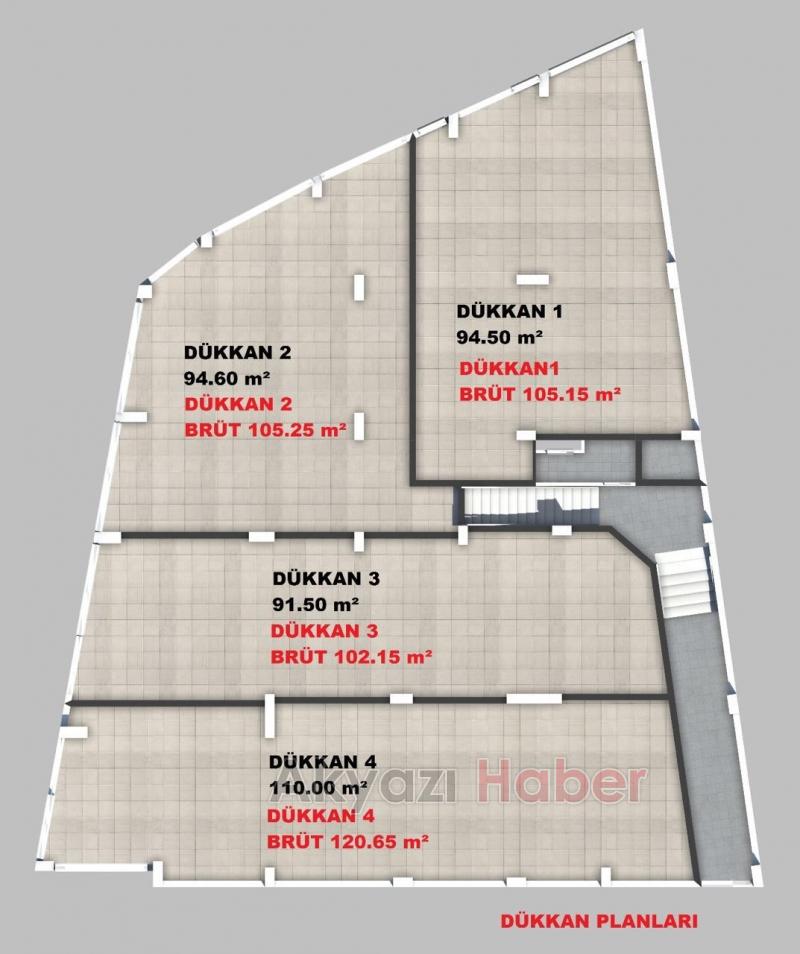 Cadde Üzerinde Satılık Daire ve İş Yerleri 