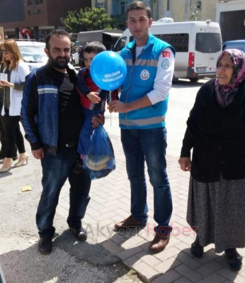 Akyazı İlçe Sağlık Müdürlüğü Aşı Haftası Etkinliği Düzenledi