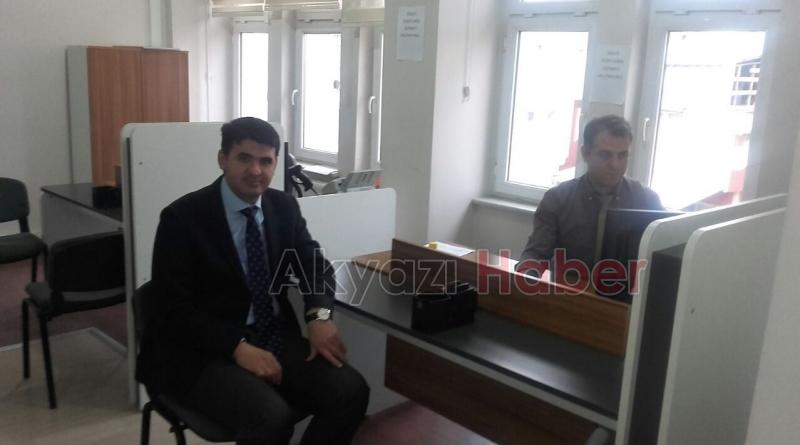  Akyazı Kaymakamı Kalaylı Yeni Kimlik Müracaatında Bulundu