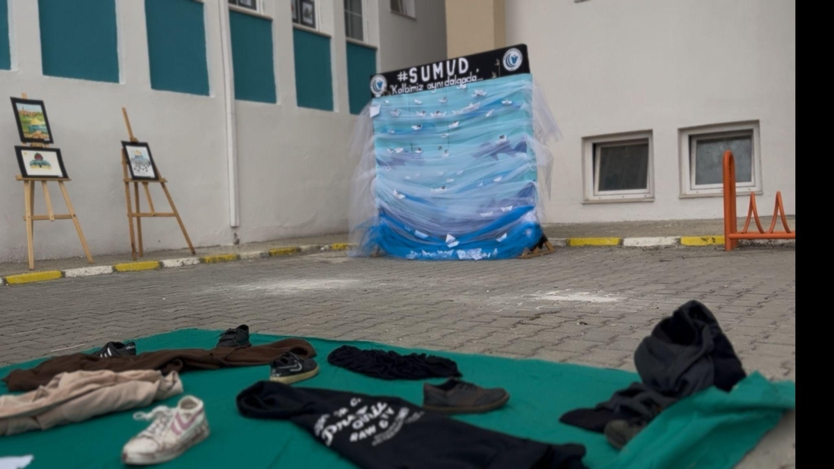 Akyazı Kız İmam Hatip Anadolu Lisesi'nde Filistin etkinliği
