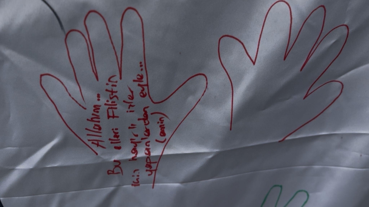 Akyazı Kız İmam Hatip Anadolu Lisesi'nde Filistin etkinliği