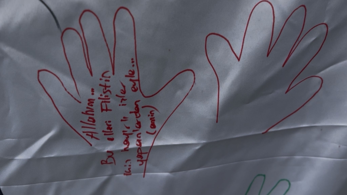 Akyazı Kız İmam Hatip Anadolu Lisesi'nde Filistin etkinliği
