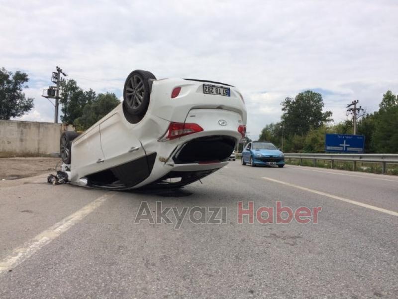 Akyazı Kızılcıkormanköy Mevkiinde trafik kazası