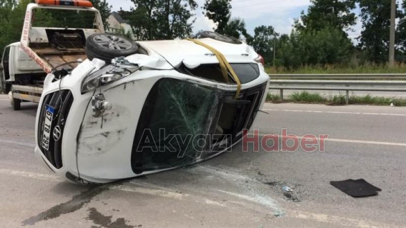 Akyazı Kızılcıkormanköy Mevkiinde trafik kazası