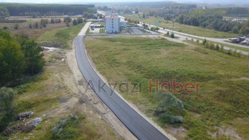 Akyazı Kyk Bağlantı yolu  Asfaltla buluştu