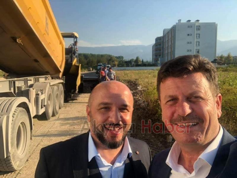 Akyazı Kyk Bağlantı yolu  Asfaltla buluştu