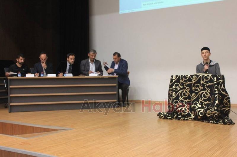 Akyazı Liseler Arası Kuranı Kerim Okuma Yarışması Yapıldı