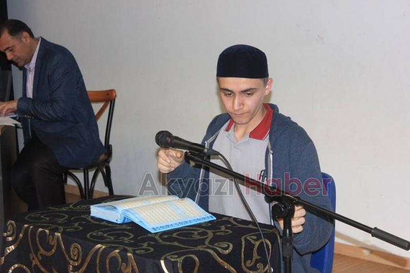 Akyazı Liseler Arası Kuranı Kerim Okuma Yarışması Yapıldı