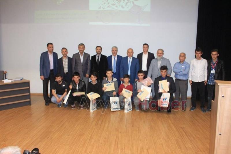 Akyazı Liseler Arası Kuranı Kerim Okuma Yarışması Yapıldı