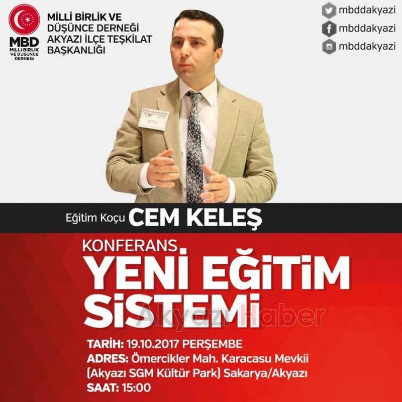 AKYAZI MBDD’DEN KONFERANSA DAVET