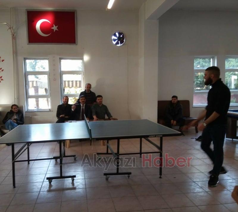 Akyazı Meslek Yüksekokulu’ndan Masa Tenisi Turnuvası