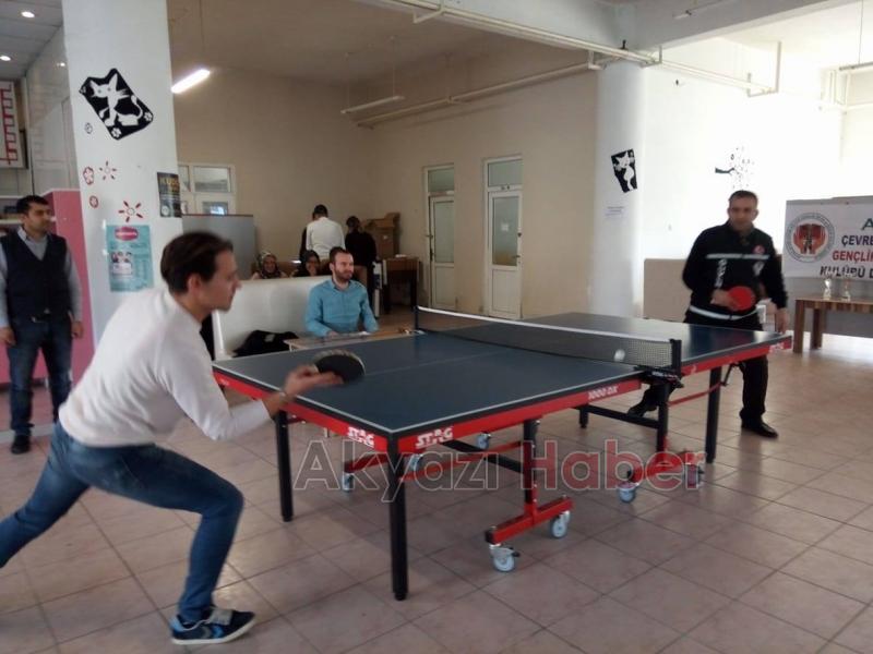 Akyazı Meslek Yüksekokulu’ndan Masa Tenisi Turnuvası