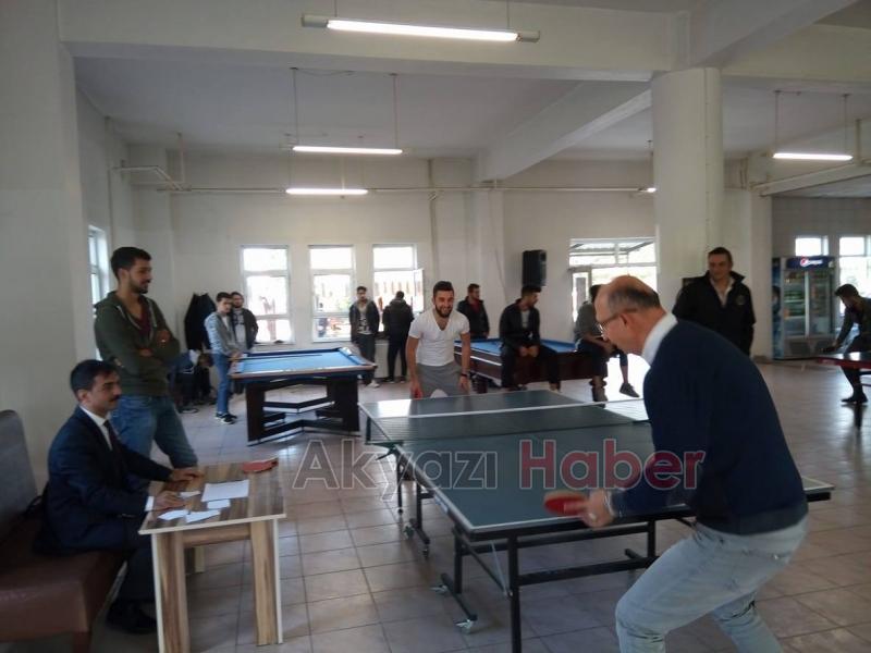 Akyazı Meslek Yüksekokulu’ndan Masa Tenisi Turnuvası