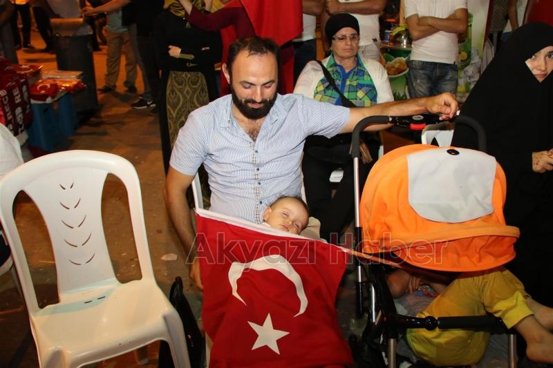 AKYAZI MİLLİ İRADE VE DEMOKRASİ NÖBETİNE KALDIĞI YERDEN DEVAM 