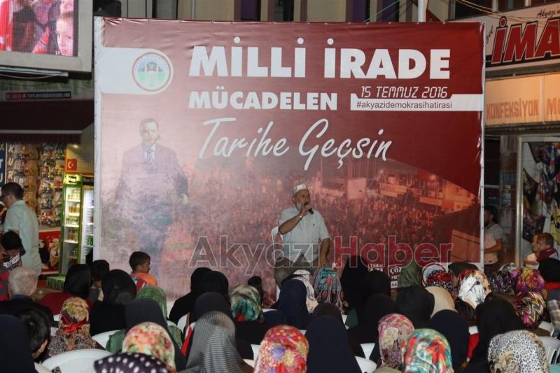 AKYAZI MİLLİ İRADE VE DEMOKRASİ NÖBETİNE KALDIĞI YERDEN DEVAM 