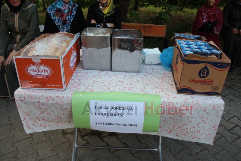 Akyazı Miraç Cami tarafından şehitler için Kuran okutuldu