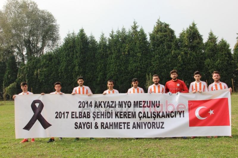 AKYAZI MYO ŞEHİDİNİ UNUTMADI 