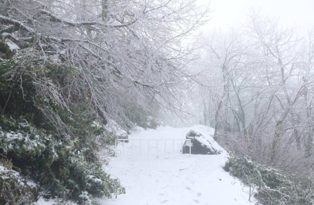 Akyazı'nın yüksek kesimleri karla kaplandı