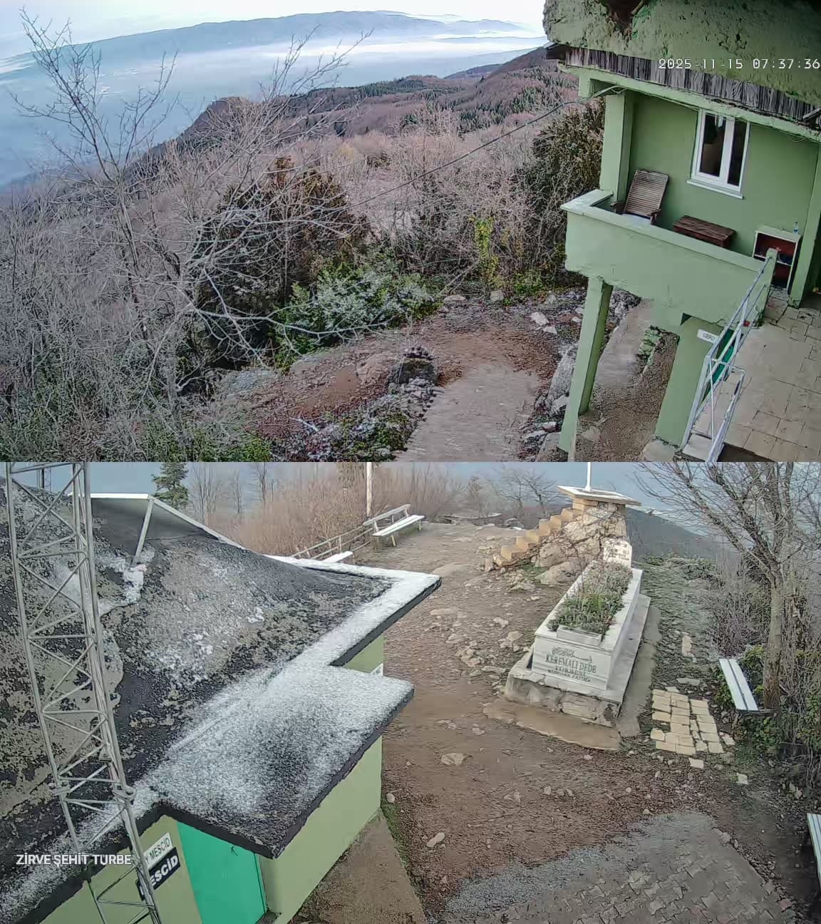 Akyazı'nın yüksek kesimlerine ilk kar düştü