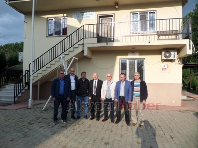 AKYAZI ODA BAŞKANLARINDAN MESLEKİ EĞİTİM MERKEZİNE ZİYARET