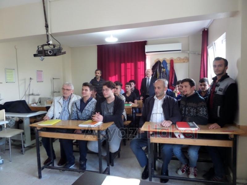 AKYAZI ODA BAŞKANLARINDAN MESLEKİ EĞİTİM MERKEZİNE ZİYARET