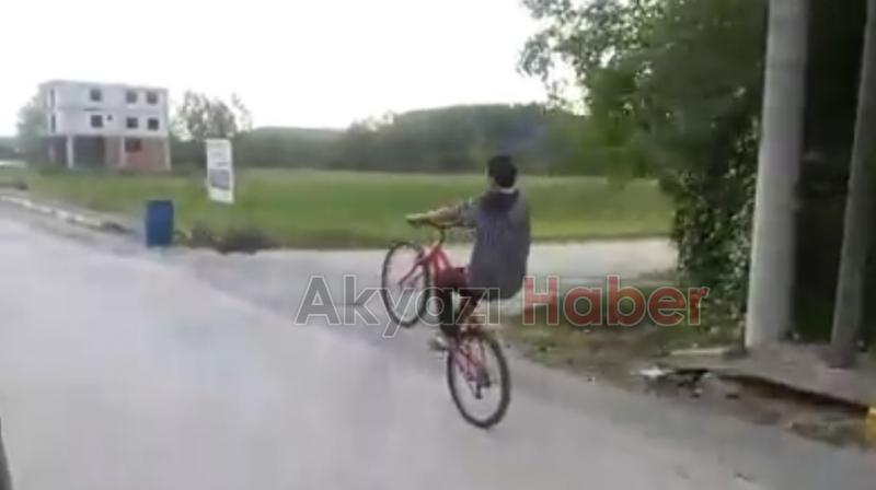 Akyazı Ömercikler Mahallesinde Tek Teker şov