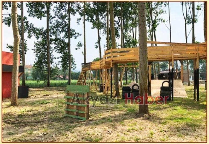 Akyazı Paintball Arena'nın Yeni Yerinde Gece Oyunları Başlamıştır