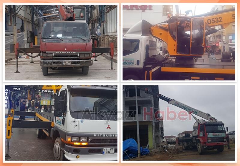 Akyazı Platform Vinç Hizmetinizde 