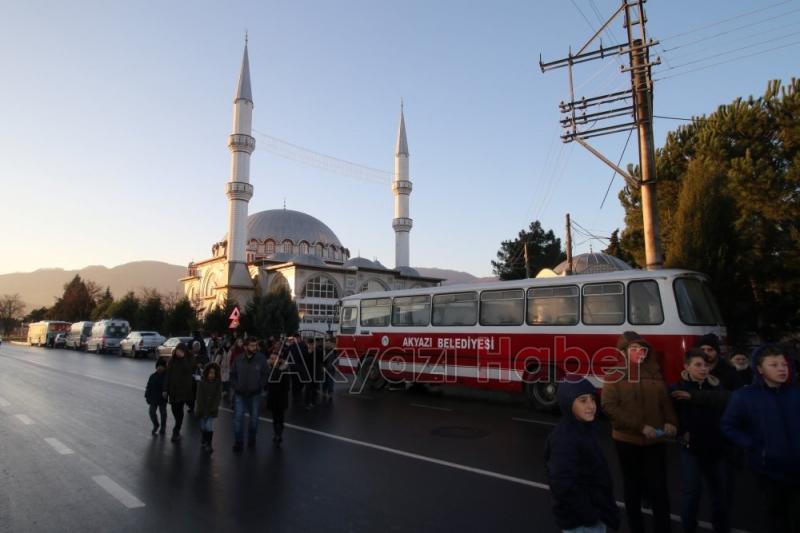 AKYAZI SARIKAMIŞ ŞEHİTLERİ ANISINA AKSARTEPE ZİRVESİNE YÜRÜDÜ
