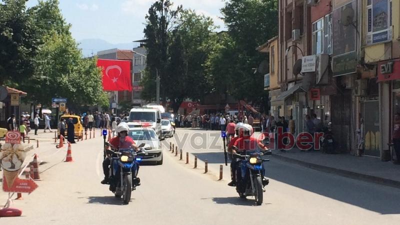 Akyazı Şehidini Son Yolculuğuna Uğurluyor
