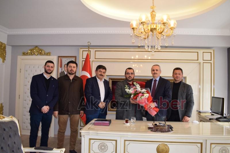 Akyazı Sivil Toplum Kuruluşları Kaymakam Çiçekli’ye Hayırlı Olsun Ziyareti