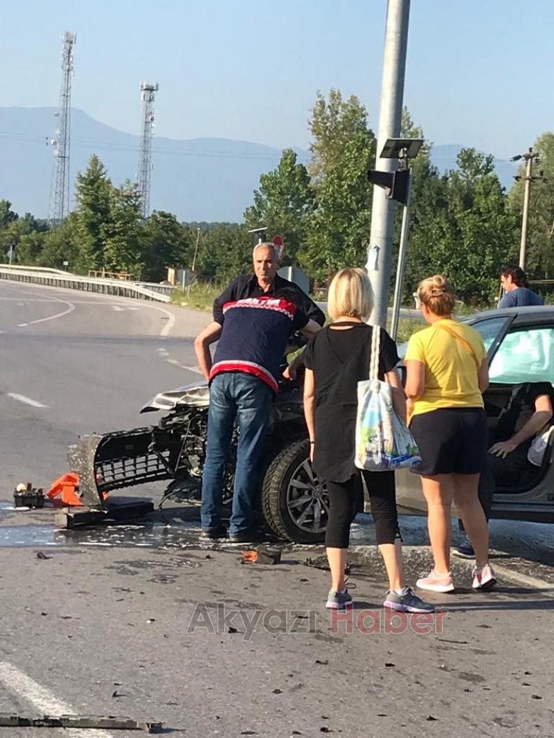 Akyazı TEM Kavşağı Sabah saatleri Büyük korku yaşadılar