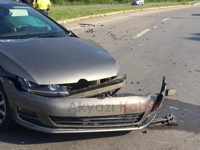 Akyazı TEM Kavşağı Sabah saatleri Büyük korku yaşadılar