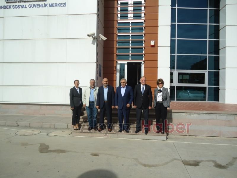 AKYAZI TİCARET VE SANAYİ ODASI BAŞKANI BAYRAKTAR’IN HENDEK ZİYARETLERİ